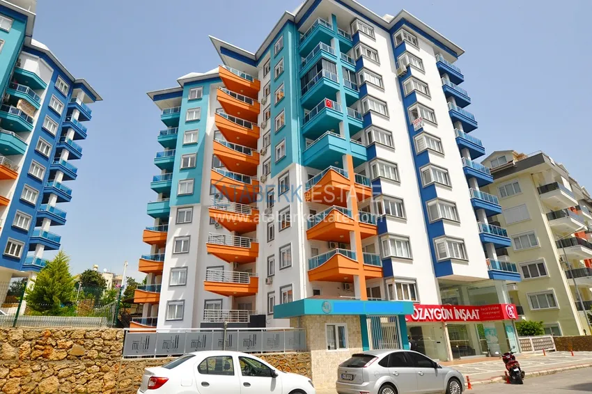 Apartment 1+1 with furniture and sea view - Alanya, Tosmur district. Real estate for a residence permit 1 