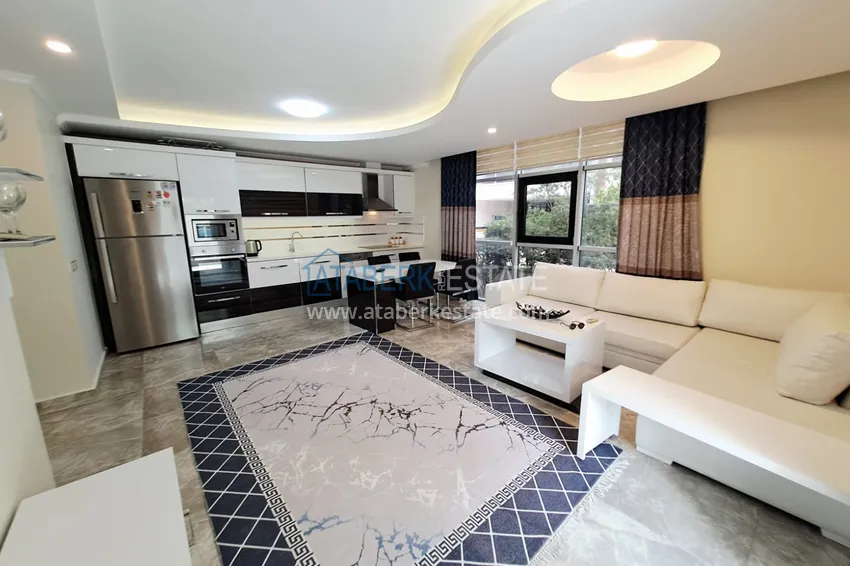 Purchase  Furnished two-bedroom apartment in a premium complex — Alanya, Oba district 4 