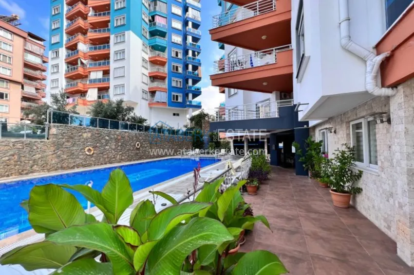Apartment 1+1 with furniture and sea view - Alanya, Tosmur district. Real estate for a residence permit 4 