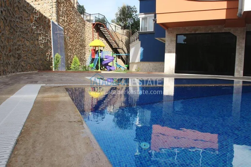 Apartment 1+1 with furniture and sea view - Alanya, Tosmur district. Real estate for a residence permit 5 