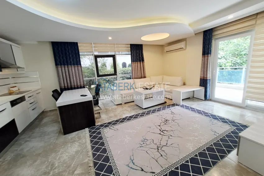 Purchase  Furnished two-bedroom apartment in a premium complex — Alanya, Oba district 6 