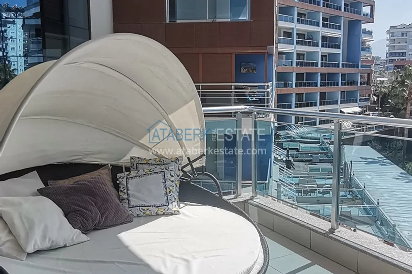 Purchase 2+1 apartment for a residence permit in Alanya Cikcilli district - a complex with hotel infrastructure 10 