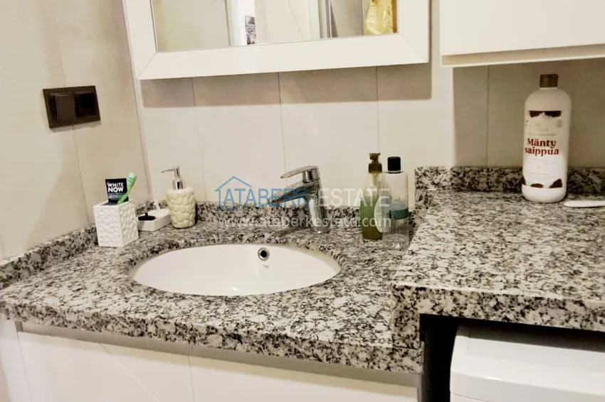 Purchase  2+1 apartment with a separate kitchen and a glazed balcony in the center of Alanya — furniture suitable for a residence permit 12 