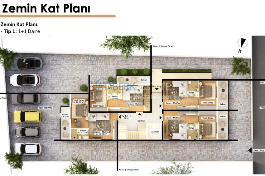Buy cheap Investment property — a complex under construction in Antalya, Muratpasa 1 