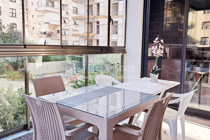 Purchase  2+1 apartment with a separate kitchen and a glazed balcony in the center of Alanya — furniture suitable for a residence permit 14 