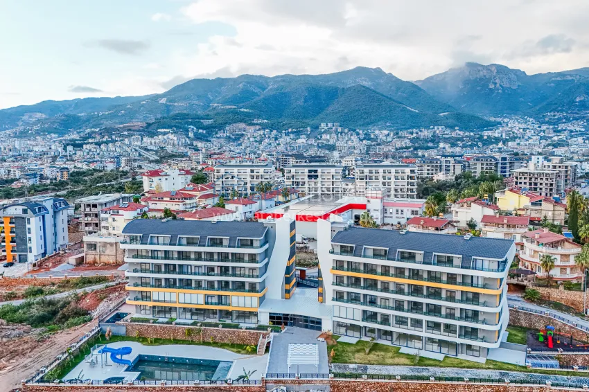 New 1+1 apartment in Oba, Alanya — an investment by the sea in a complex with infrastructure 1