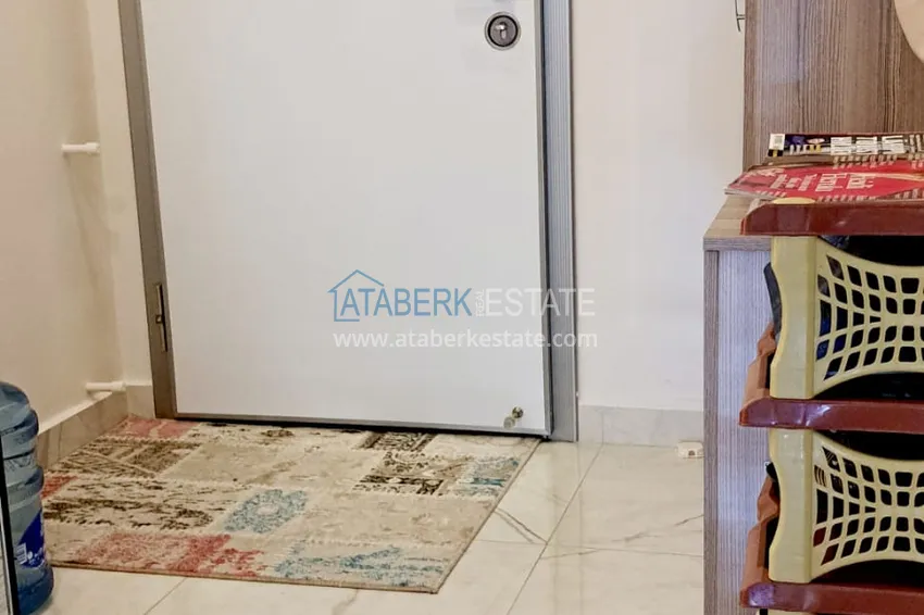 Purchase  2+1 apartment with a separate kitchen and a glazed balcony in the center of Alanya — furniture suitable for a residence permit 1 