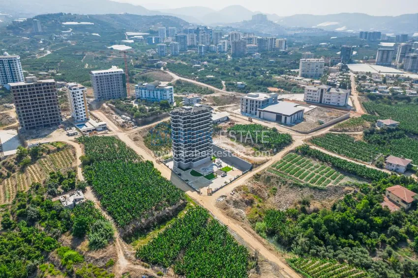 2+1 duplex with separate kitchen and panoramic views — Alanya, Mahmutlar 1 