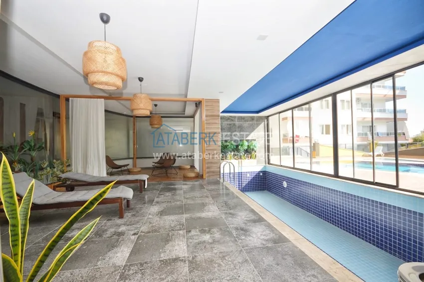 2+1 apartment with furniture and partial sea view in Mahmutlar — sale from owner 14