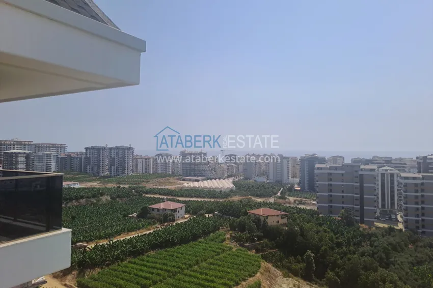 Purchase 2+1 duplex with separate kitchen and panoramic views — Alanya, Mahmutlar 16 