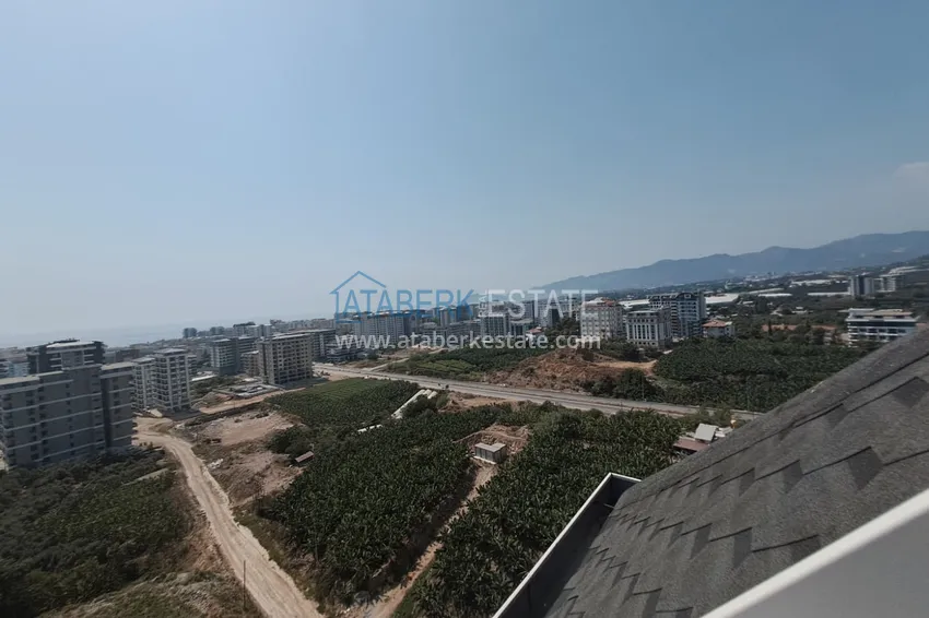 Purchase 2+1 duplex with separate kitchen and panoramic views — Alanya, Mahmutlar 18 