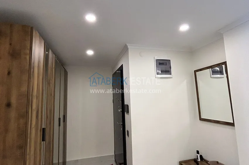Purchase  2+1 penthouse duplex with sea and mountain views in the center of Alanya 2 