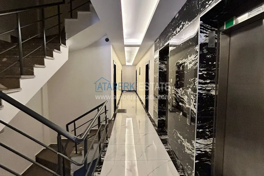 2+1 penthouse duplex with sea and mountain views in the center of Alanya 20 