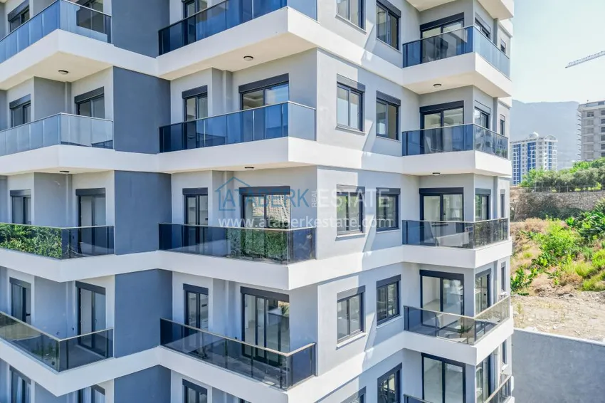 2+1 duplex with separate kitchen and panoramic views — Alanya, Mahmutlar 7 