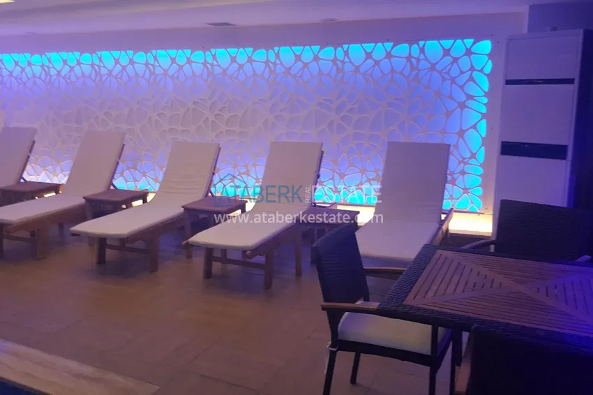 1+1 furnished apartment in the center of Alanya — Cleopatra beach area 11 