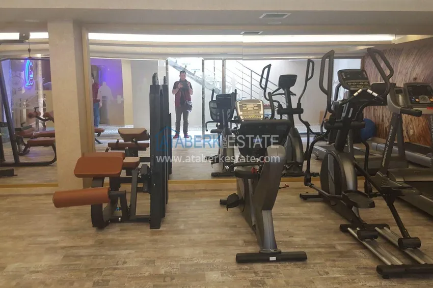 1+1 furnished apartment in the center of Alanya — Cleopatra beach area 12 