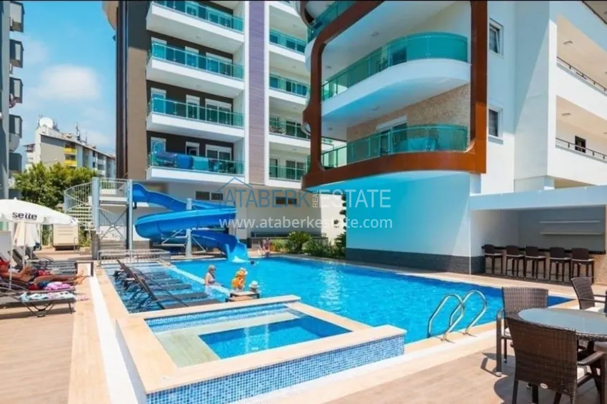 1+1 furnished apartment in the center of Alanya — Cleopatra beach area 6 