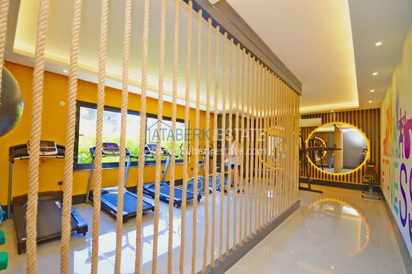 Newly furnished 1+1 apartment in a comfort-class residence in Oba, Alanya 12 