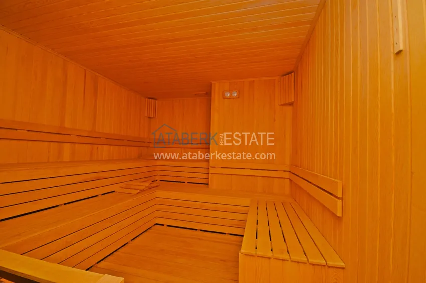 Newly furnished 1+1 apartment in a comfort-class residence in Oba, Alanya 15 