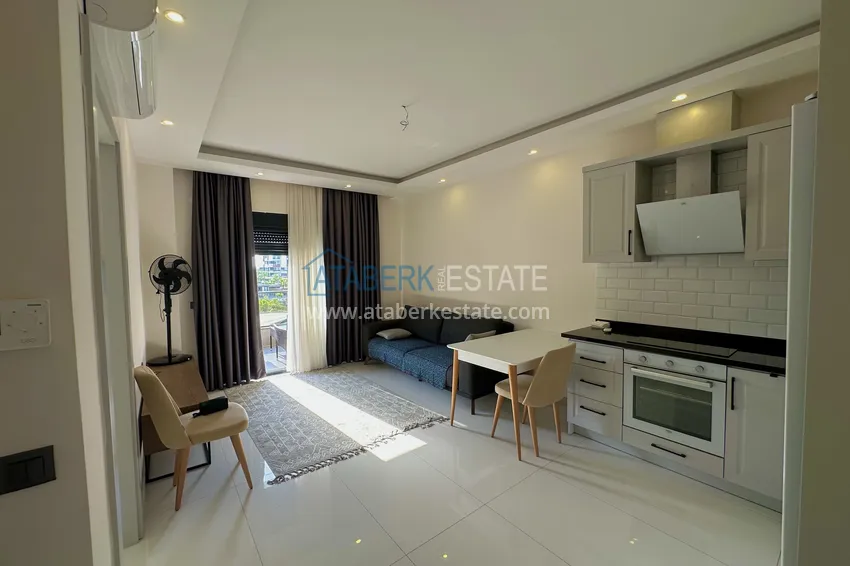 Purchase Newly furnished 1+1 apartment in a comfort-class residence in Oba, Alanya 1 