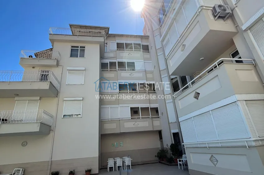 Furnished 1+1 apartment in the center of Alanya, for a residence permit — Cleopatra beach area 3