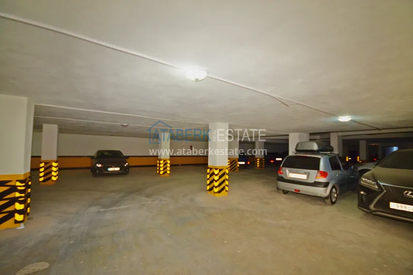 Newly furnished 1+1 apartment in a comfort-class residence in Oba, Alanya 8 