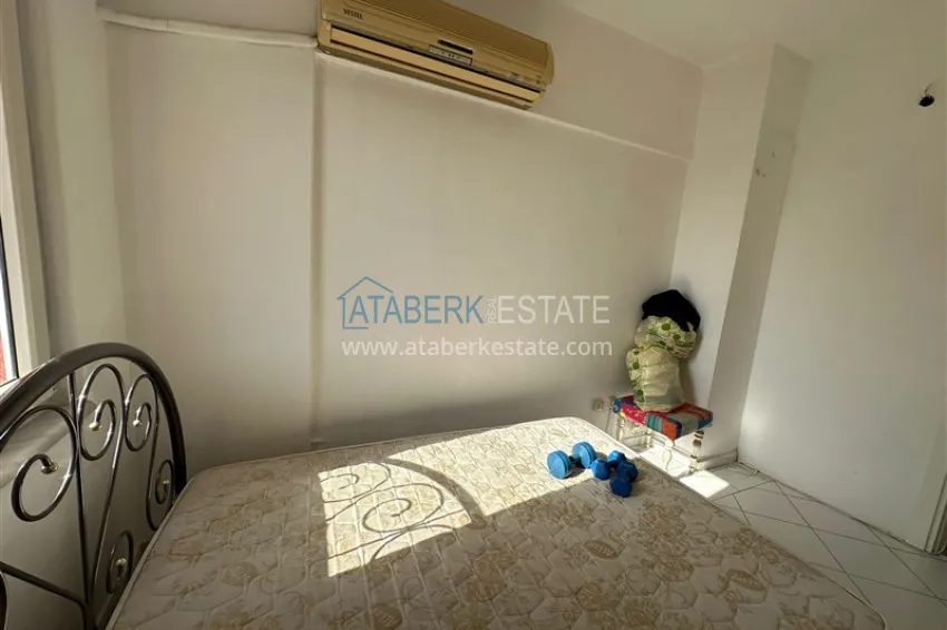 Purchase 2+1 apartment with a residence permit in the center of Alanya — furniture, view of the fortress 21 