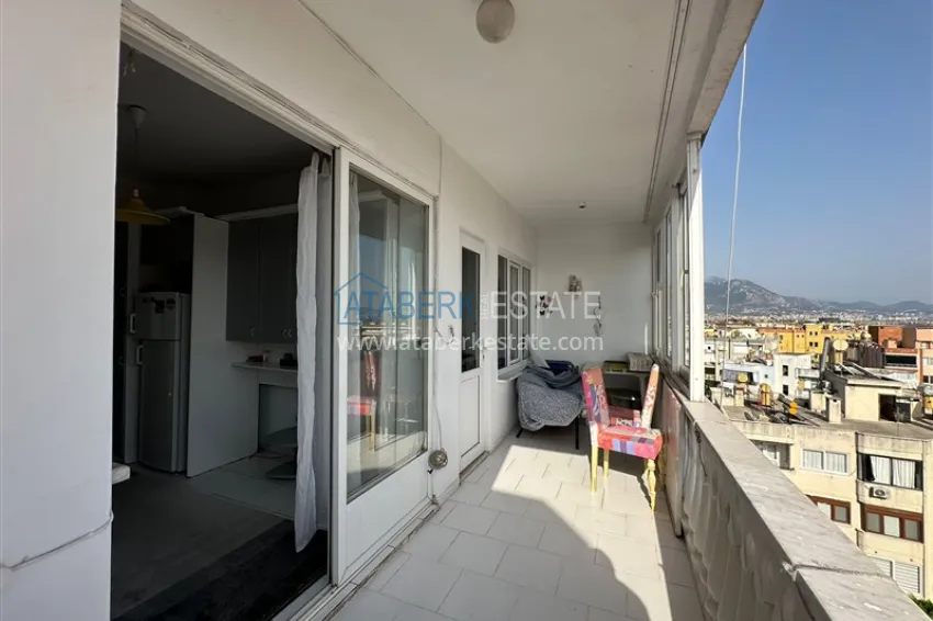 Purchase 2+1 apartment with a residence permit in the center of Alanya — furniture, view of the fortress 10 