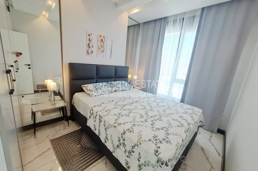 Purchase Two-bedroom furnished apartment for long-term rent in the center of Mahmutlar, Saturday market area No. 112 11 