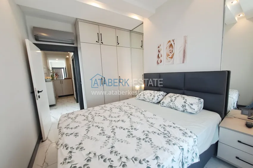 Purchase Two-bedroom furnished apartment for long-term rent in the center of Mahmutlar, Saturday market area No. 112 12 