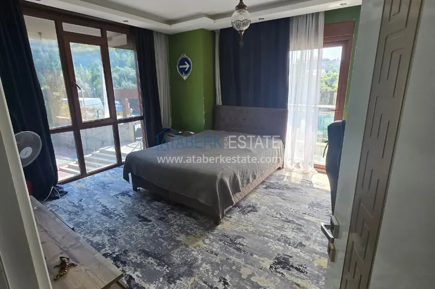 Purchase  Duplex apartment with access to the garden from the owner in Alanya, Kestel district  16 