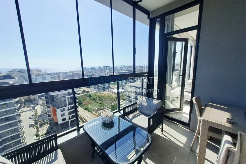 Purchase Two-bedroom furnished apartment for long-term rent in the center of Mahmutlar, Saturday market area No. 112 16 