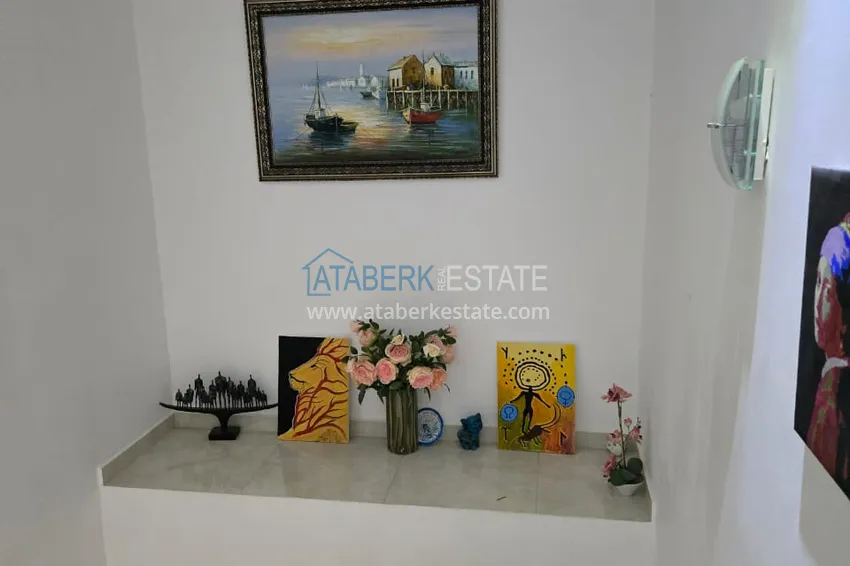 Purchase  Duplex apartment with access to the garden from the owner in Alanya, Kestel district  21 