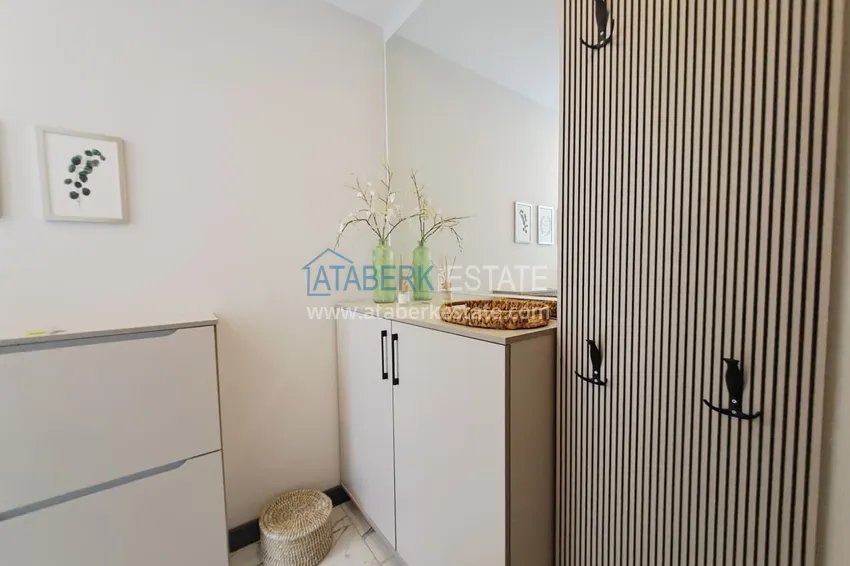 Purchase Two-bedroom furnished apartment for long-term rent in the center of Mahmutlar, Saturday market area No. 112 1 