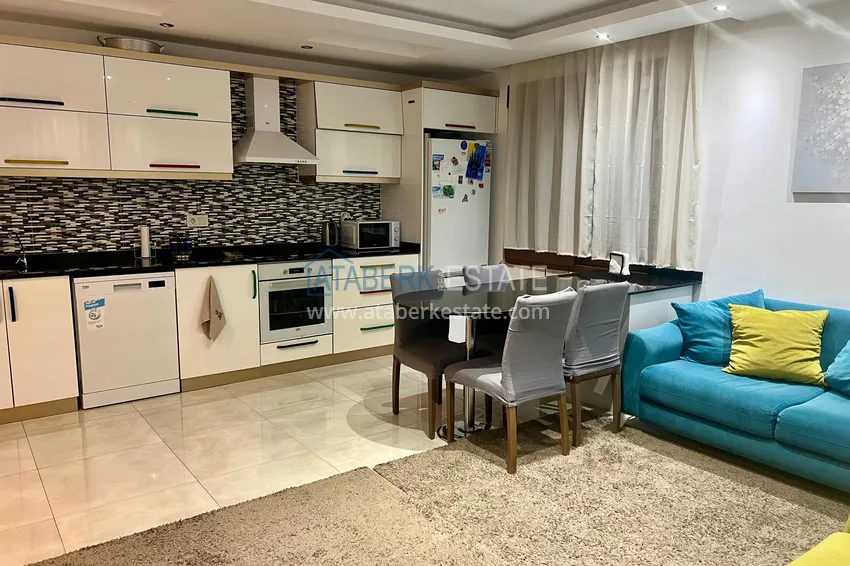 Purchase  Duplex apartment with access to the garden from the owner in Alanya, Kestel district  4 