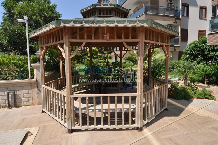 Duplex apartment with access to the garden from the owner in Alanya, Kestel district  10 