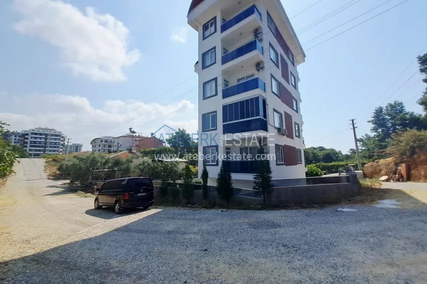 Cozy 1+1 apartment with new furniture and a view of a pine forest — Avsallar, Alanya 1 