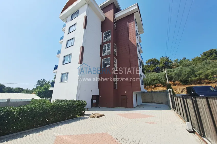 Cozy 1+1 apartment with new furniture and a view of a pine forest — Avsallar, Alanya 3 