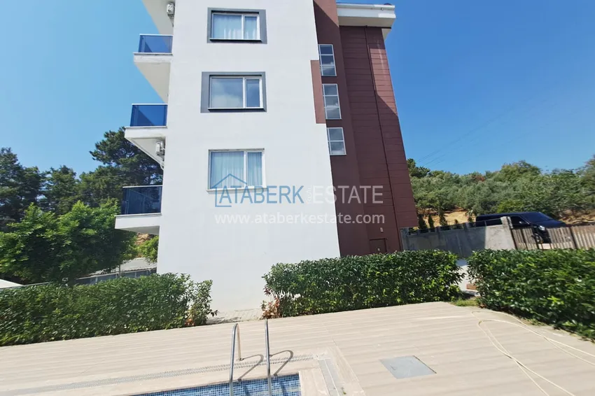 Cozy 1+1 apartment with new furniture and a view of a pine forest — Avsallar, Alanya 5 