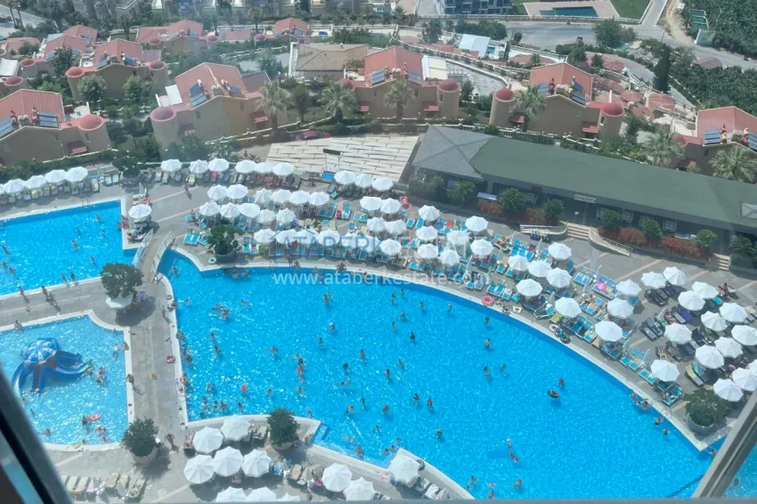 Purchase Furnished 2+1 apartment for rent in Alanya, Mahmutlar district — a legendary hotel complex with a private beach No. 708 11