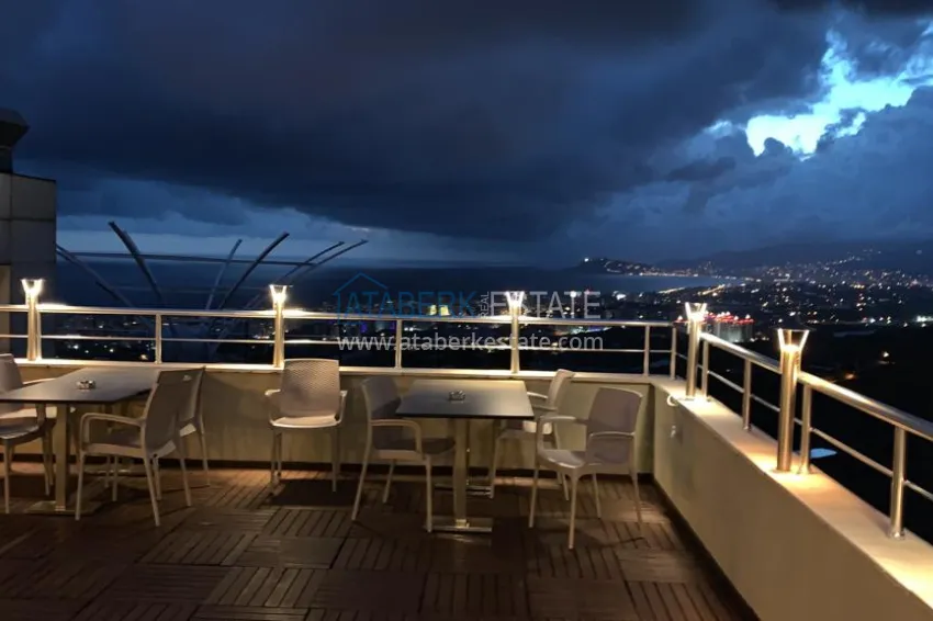 Furnished 2+1 apartment for rent in Alanya, Mahmutlar district — a legendary hotel complex with a private beach No. 708 20