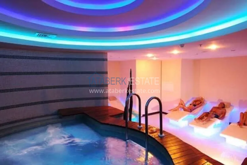 Furnished 2+1 apartment for rent in Alanya, Mahmutlar district — a legendary hotel complex with a private beach No. 708 23