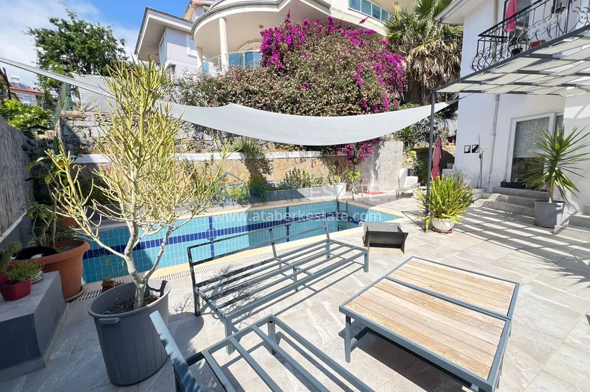 Two-story 5+1 villa with private pool in Kargicak — suitable for obtaining citizenship 2 