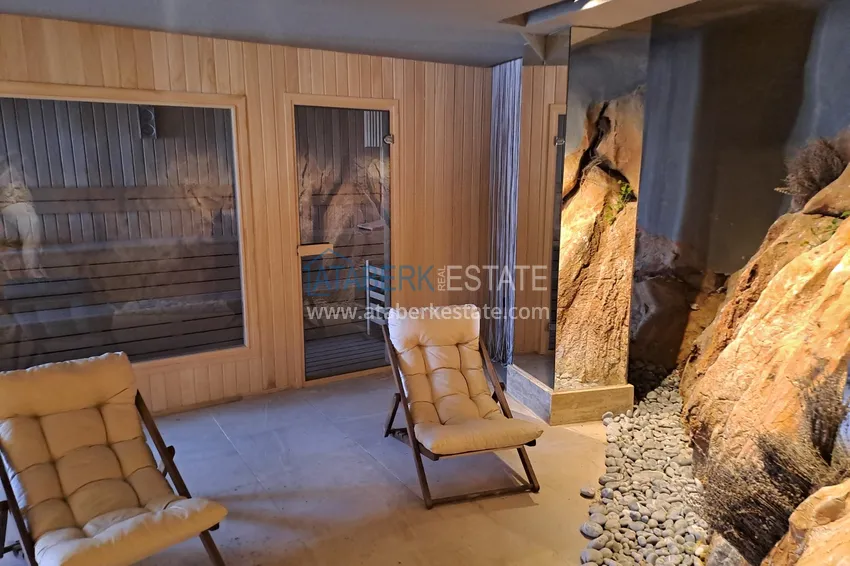 Loft 3+1 apartment with panoramic views from the owner in the historic heart of Alanya 33 
