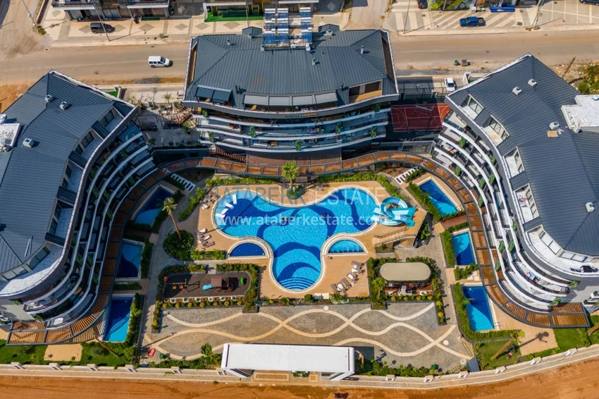 Apartment 1+1 In Alanya, Oba district - fine finish, modern complex  2 