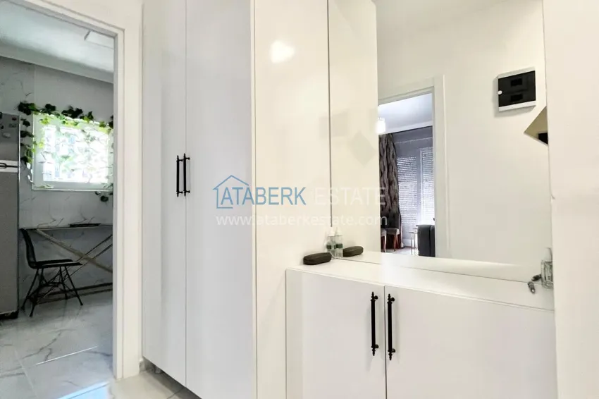 Purchase 2+1 apartment in Antalya, Kepez district — furniture, separate kitchen and private courtyard 1 