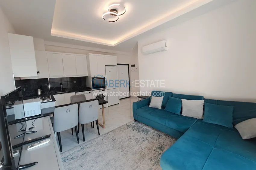 Purchase  1+1 apartment in Mahmutlar — turnkey, with sea view, second coastline  2 