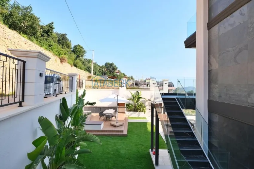 Luxury private villa with panoramic views in Alanya, Bektash district — for citizenship 14 