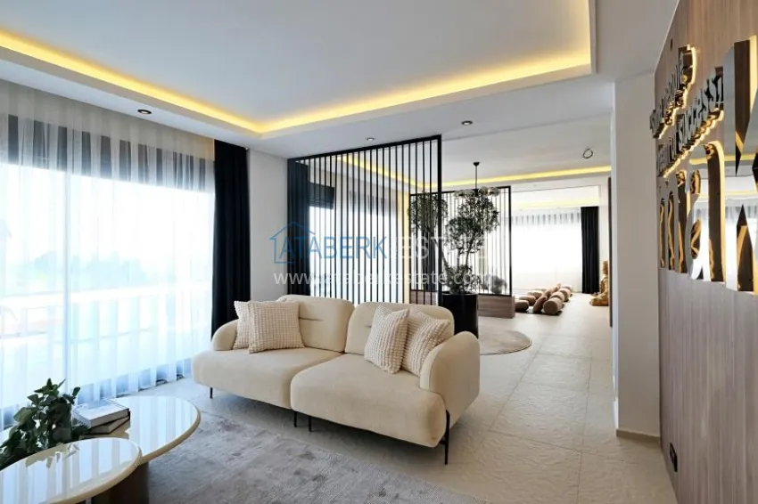 Purchase Luxury private villa with panoramic views in Alanya, Bektash district — for citizenship 6 