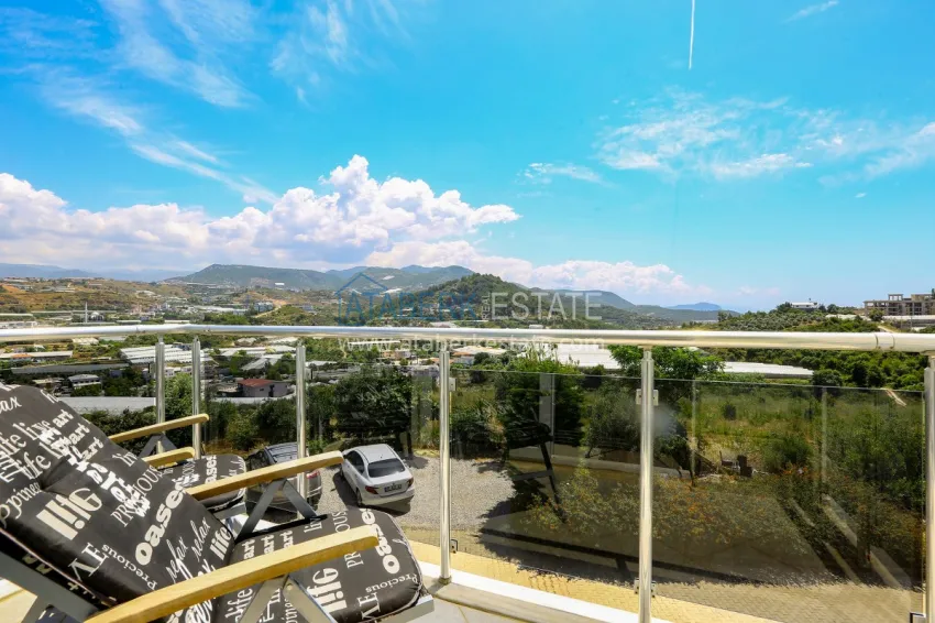 Purchase 3+1 penthouse duplex with panoramic views in Konakli, Alanya 17